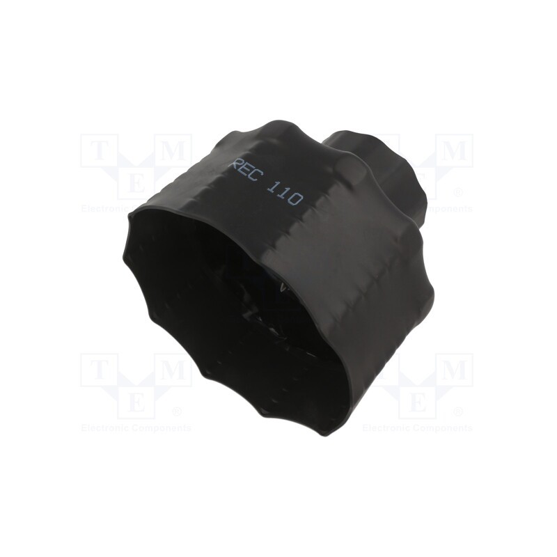 1 pcs x RADPOL - WKE1M1250 - Heat shrink boot, 125/65mm, black, Diam.after shrinking: 21/21mm