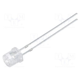 1 pcs x OPTOSUPPLY - OSK5DK57E1A - LED, 5mm, pink, 330÷400mcd, 140°, Front: flat, 2.9÷3.6V