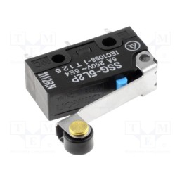 1 pcs x OMRON OCB - SSG-5L2P - Microswitch SNAP ACTION, 3A/250VAC, 4A/30VDC, SPDT, ON-(ON), IP40