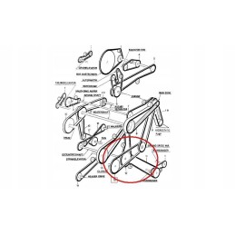 Running belt new holland tc 89850782 cnh