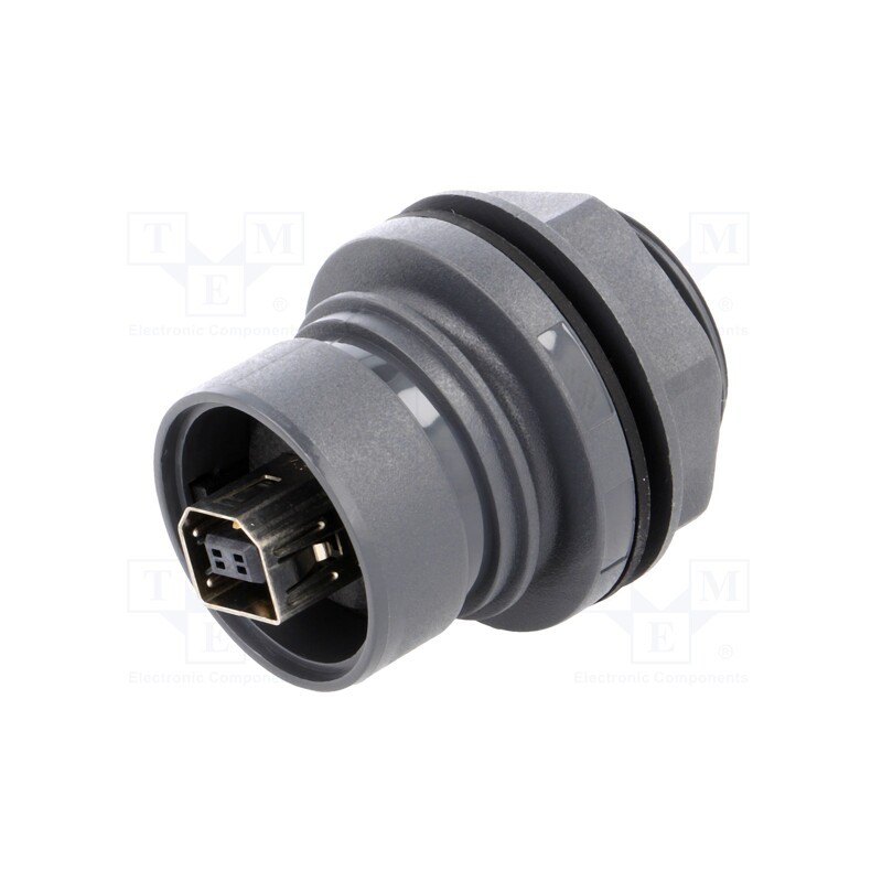 1 pcs x BULGIN - PXP6042/B - Transition: adapter, external bayonet,push-pull, UL94V-0, 1A