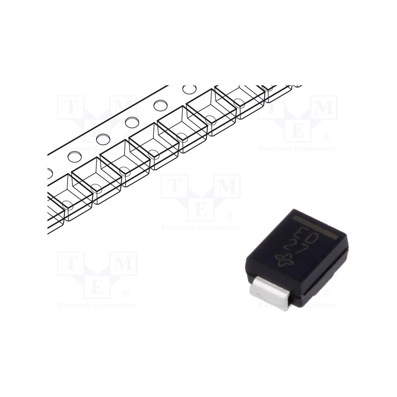 1 pcs x VISHAY - ES2DHE3_A/H - Diode: rectifying, SMD, 200V, 2A, 50ns, SMB, Ufmax: 0.9V, Ifsm: 50A