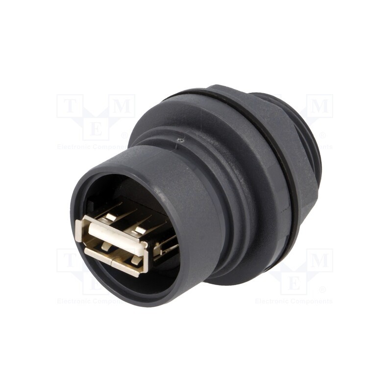 1 pcs x BULGIN - PXP6042/A - Transition: adapter, external bayonet,push-pull, UL94V-0, 1A