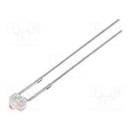 1 pcs x OPTOSUPPLY - OSK5DK7331A - LED, 1.8mm, pink, 500÷750mcd, 30°, Front: convex, 2.9÷3.6V, 3.3x3mm
