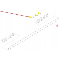 100043650 feeder shaft sleeve