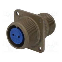 1 pcs x AMPHENOL - 97-3100A-14S-9S - Connector: circular, size 14S, 97, aluminium alloy, olive, socket