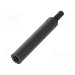 10 pcs x DREMEC - 285RDX30 - Screwed spacer sleeve, cylindrical, polyamide, M3, M3, 30mm, black