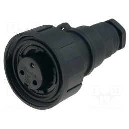 1 pcs x BULGIN - PX0731/S - Connector: circular, plug, female, PIN: 3, Standard Buccaneer®