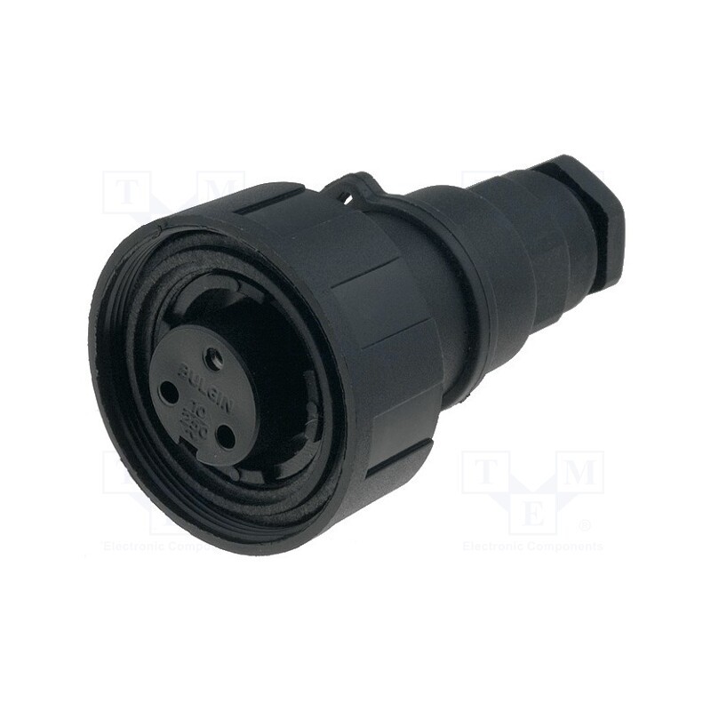 1 pcs x BULGIN - PX0731/S - Connector: circular, plug, female, PIN: 3, Standard Buccaneer®