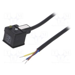 1 pcs x MOLEX - 12105-01962 - Connector: valve connector, plug, form A, 18mm, female, PIN: 4, mPm
