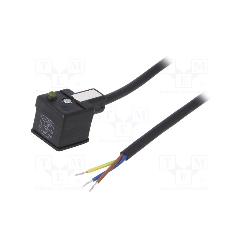 1 pcs x MOLEX - 12105-01962 - Connector: valve connector, plug, form A, 18mm, female, PIN: 4, mPm