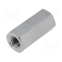 10 pcs x DREMEC - 118X18 - Screwed spacer sleeve, 18mm, Int.thread: M5, hexagonal, brass