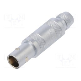1 pcs x LEMO - FFA.0S.302.CLAC44 - Connector: circular, 0S, plug, male/female, PIN: 2,2(1+1), 10A, IP50