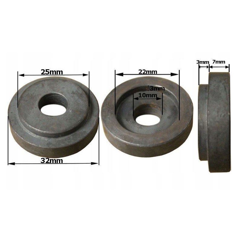 Forage harvester knife bush, diameter 22 mm, external