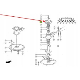 912199 0 gear wheel of the cutting device