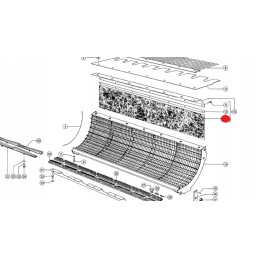 Claas Dominator 88 Medion concave apron cover