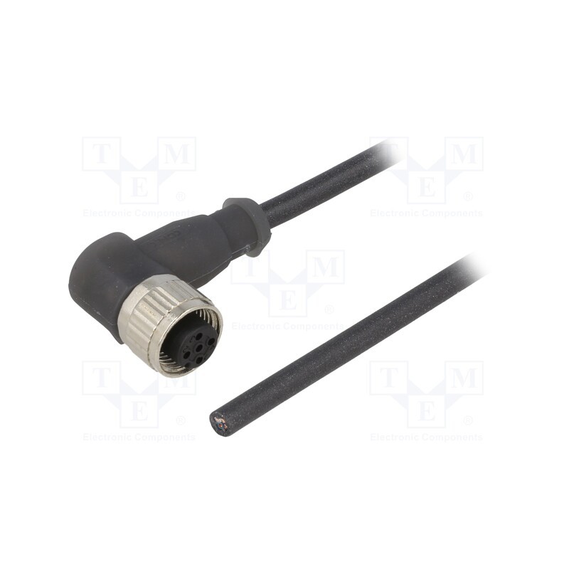 1 pcs x CONEC - SAL-12-RKW4-3L-2/K1 - Plug, M12, PIN: 4, female, A code-DeviceNet / CANopen, 2m, IP67