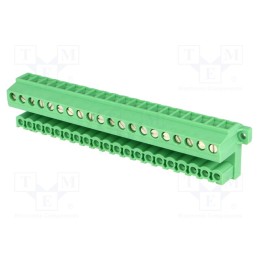 1 pcs x PHOENIX CONTACT - MSTBU 2,5/20-STD-5,08 1824308 - Pluggable terminal block, 5.08mm, ways: 20, angled 90°, socket