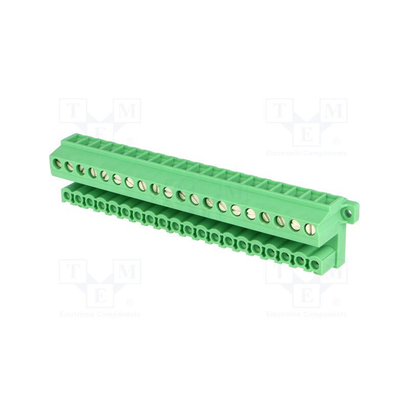 1 pcs x PHOENIX CONTACT - MSTBU 2,5/20-STD-5,08 1824308 - Pluggable terminal block, 5.08mm, ways: 20, angled 90°, socket
