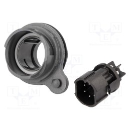 1 pcs x BULGIN - PXP7012/06P/ST - Connector: circular, socket, male, PIN: 6, Buccaneer 7000, UL94V-0