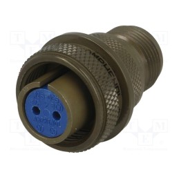 1 pcs x AMPHENOL - 97-3106A-12S-3S - Connector: circular, size 12S, 97, aluminium alloy, olive, plug