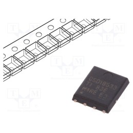 1 pcs x TEXAS INSTRUMENTS - CSD19533Q5AT - Transistor: N-MOSFET, unipolar, 100V, 100A, 96W, VSONP8, 5x6mm
