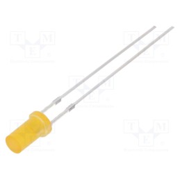 1 pcs x OPTOSUPPLY - OSO5PA3NE4A - LED, 3mm, orange, 330÷500mcd, 140°, Front: flat, 1.8÷2.6V