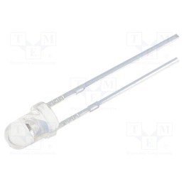 1 pcs x OPTOSUPPLY - OSBBY23131E - LED, 3mm, blue, 2180÷3000mcd, 30°, Front: convex, 2.9÷3.6V