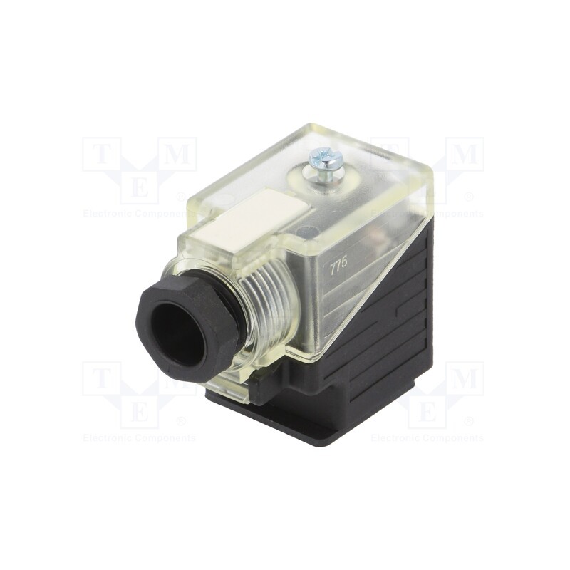 1 pcs x MURR ELEKTRONIK - 7000-29041-0000000 - Connector: valve connector, plug, form A, 18mm, female, PIN: 3, 24V