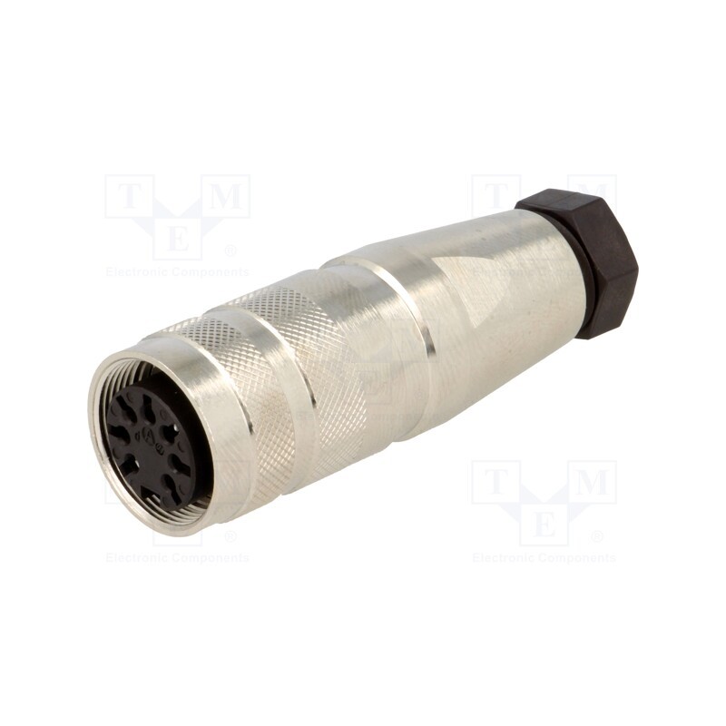 1 pcs x AMPHENOL - C09131D1071002U - Connector: M16, plug, female, soldering, for cable, PIN: 7, 5A, 100V