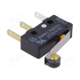1 pcs x OMRON OCB - SS-01GL2T - Microswitch SNAP ACTION, 0.1A/125VAC, 0.1A/30VDC, SPDT, ON-(ON)