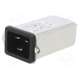 1 pcs x SCHURTER - 5130.1001 - Connector: AC supply, socket, male, 20A, 250VAC, IEC 60320, C20 (I)
