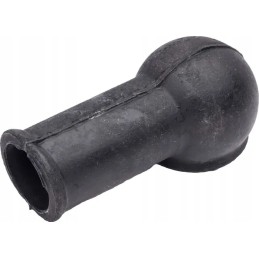 Black rubber cover for the electric cable