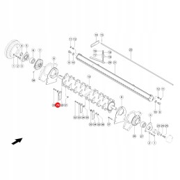 Claas forage harvester knife bush 736922 0 yg