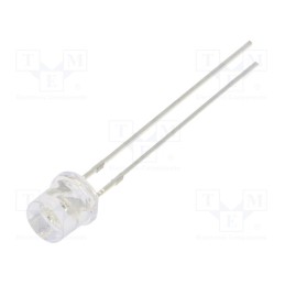 1 pcs x OPTOSUPPLY - OSG3DA57E1A - LED, 5mm, bluish green, 1560÷2180mcd, 140°, Front: flat, 3.1÷3.6V
