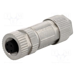 1 pcs x AMPHENOL LTW - MSAS-04BFFB-SL7001 - Plug, M12, PIN: 4, female, A code-DeviceNet / CANopen, for cable
