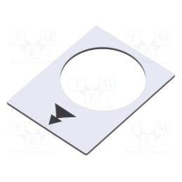 1 pcs x SCHNEIDER ELECTRIC - ZB2BY4953 - Label, white, control station