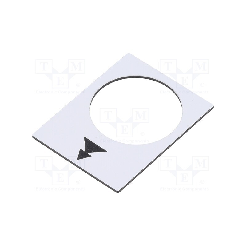 1 pcs x SCHNEIDER ELECTRIC - ZB2BY4953 - Label, white, control station