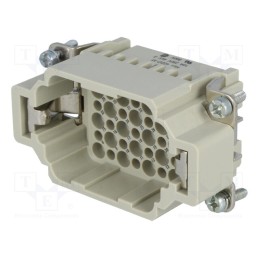 1 pcs x HARTING - 9160423001 - Connector: HDC, contact insert, male, Han® DD, PIN: 42, 42+PE, 10A