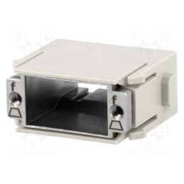 1 pcs x HARTING - 9140009931 - Connector: HAN, module, female, Han Modular D-Sub, straight, 5A