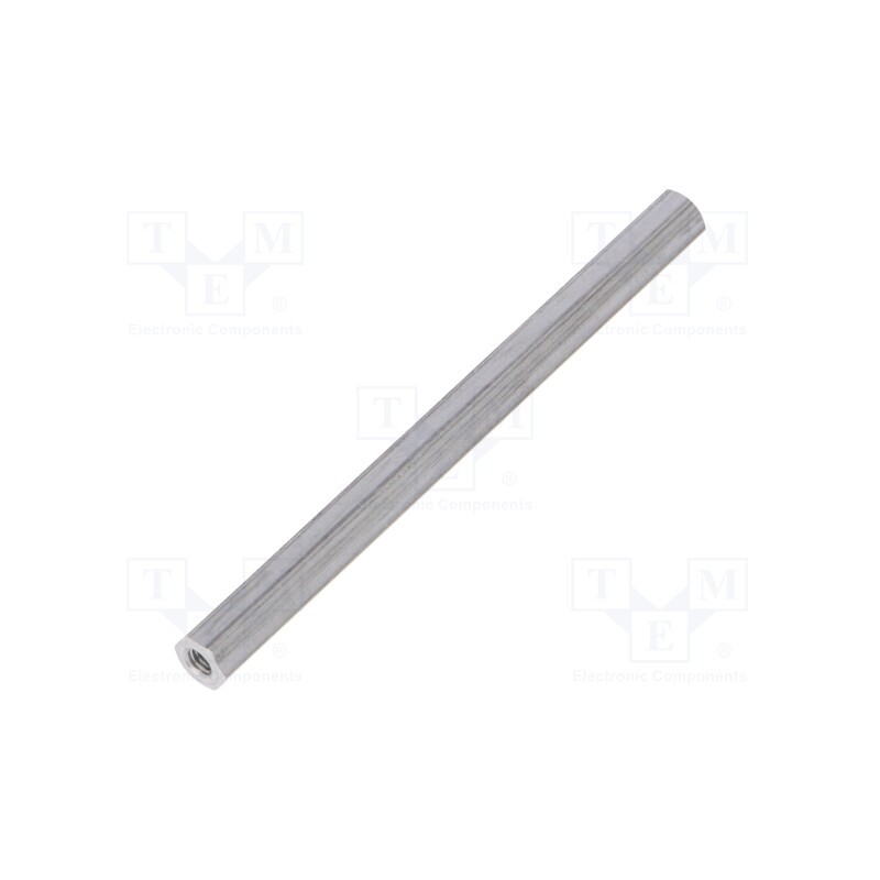 10 pcs x DREMEC - 134X70 - Screwed spacer sleeve, 70mm, Int.thread: M3, hexagonal, aluminium