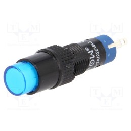 1 pcs x ONPOW - LAS4Y-11/B - Switch: push-button, Pos: 2, SPDT, 0.5A/250VAC, 1A/24VDC, ON-(ON)