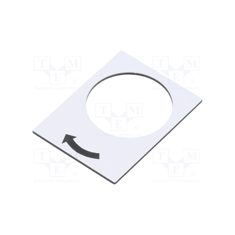 1 pcs x SCHNEIDER ELECTRIC - ZB2BY4919 - Label, control station