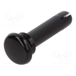 10 pcs x DREMEC - 8G4024.0X14.0B - Rivet, polyamide, L.rivet: 15mm, Panel cutout diam: 4.1mm, black