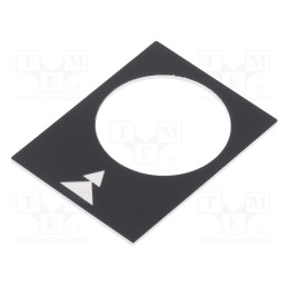 1 pcs x SCHNEIDER ELECTRIC - ZB2BY2956 - Label, black, control station