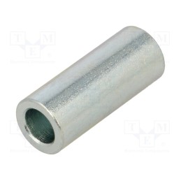 10 pcs x DREMEC - 3210/6,2X25 - Spacer sleeve, 25mm, cylindrical, steel, zinc, Out.diam: 10mm
