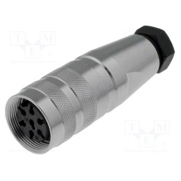 1 pcs x AMPHENOL - C09131D0071002U - Connector: M16, plug, female, soldering, for cable, PIN: 7, 5A, 300V