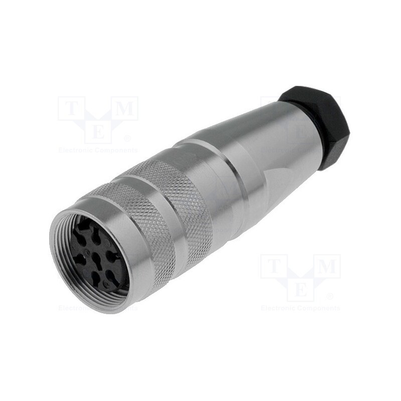 1 pcs x AMPHENOL - C09131D0071002U - Connector: M16, plug, female, soldering, for cable, PIN: 7, 5A, 300V
