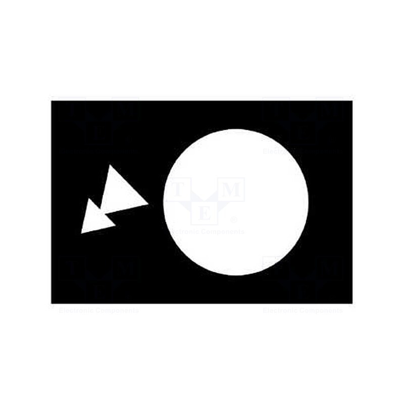 1 pcs x SCHNEIDER ELECTRIC - ZB2BY2918 - Label, control station