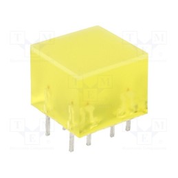 1 pcs x KINGBRIGHT ELECTRONIC - L-875/4YDT - LED backlight, yellow, Lens: diffused,yellow, λd: 588nm, 5÷20mcd